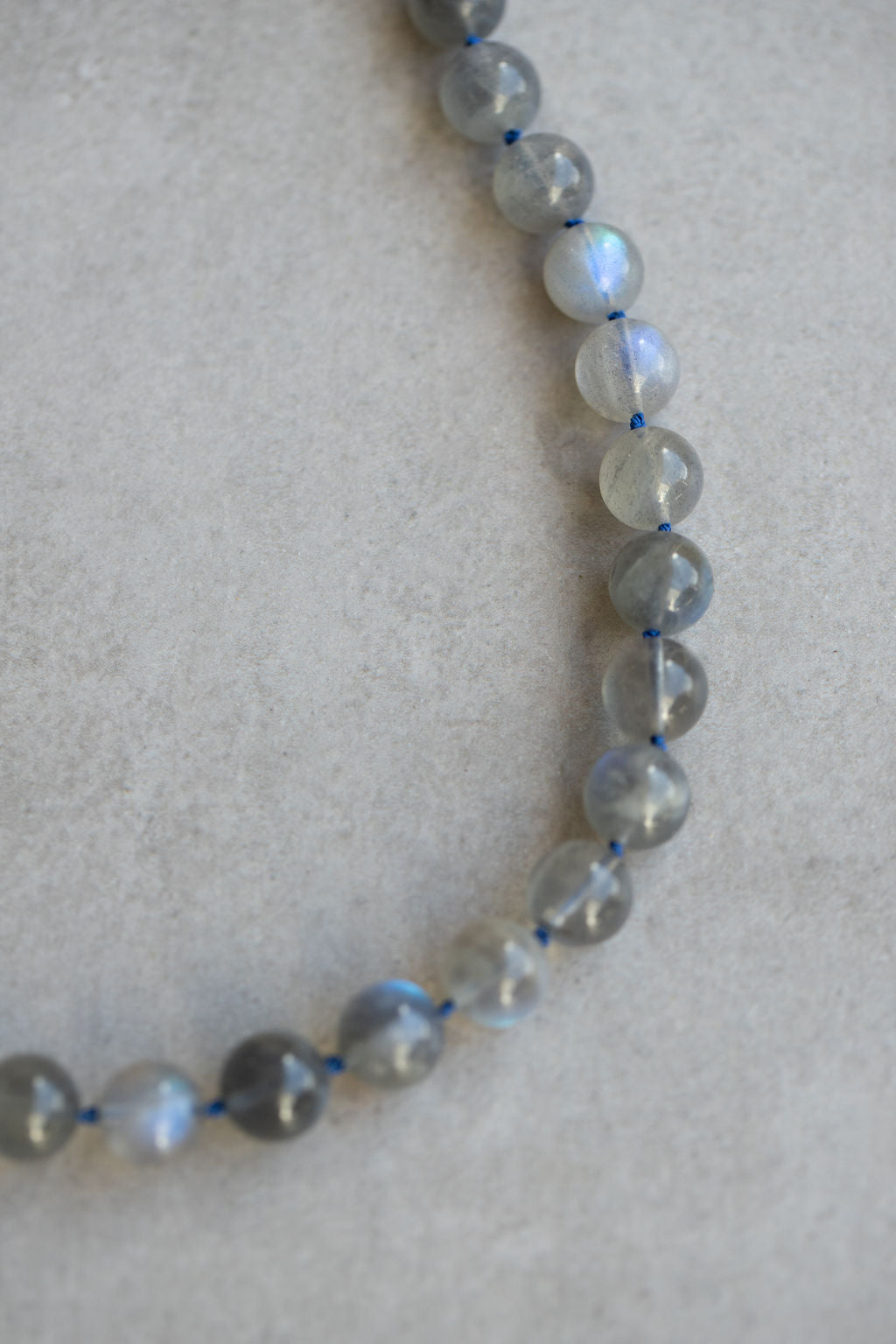 Labradorite and 14k handmade clasp necklace